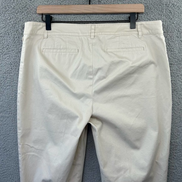 Talbots Cream Ankle Pants - Picture 7 of 11